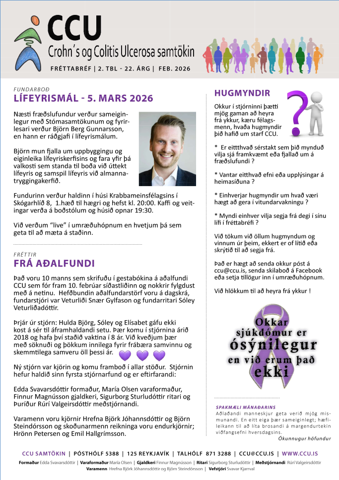 Fréttabréf febrúar 2026