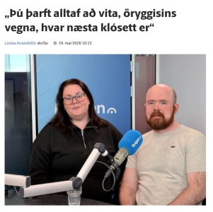 Fræðsla - Visir.is 2026-05-19 - „Þú þarft alltaf að vita, öryggisins vegna, hvar næsta klósett er“